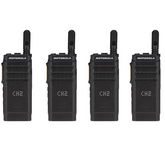 MOTOROLA SL300 2 Channel Display Portable Radio 4 Pack